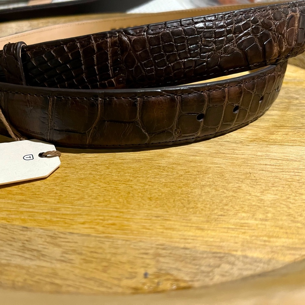 Tecovas alligator belt